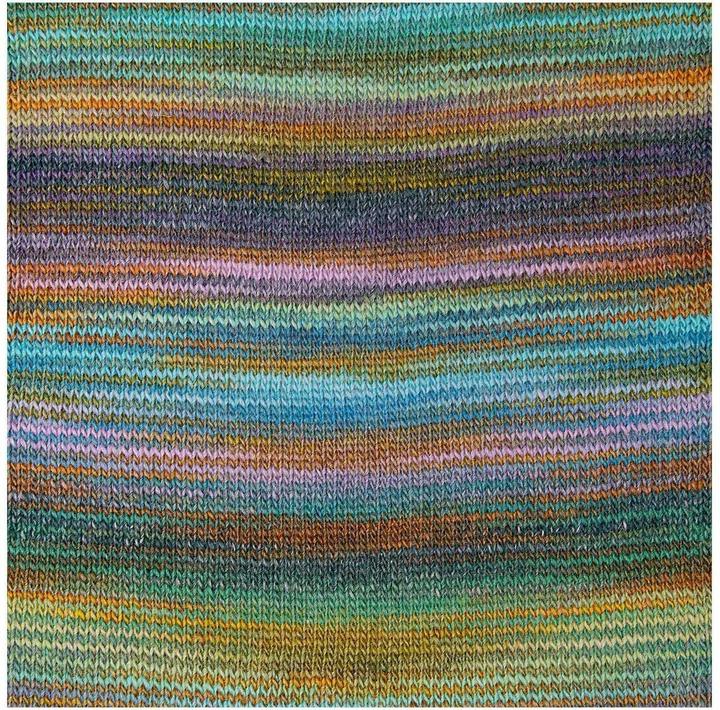 Actual product image Rico Design Wool Melange 200 g, lilac, turquoise (640 m)