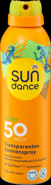 dm Sundance Sonnenspray Sport transparent (Sonnenspray, SPF 50, 200 ml)