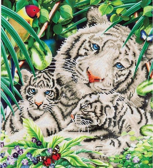 Diamond Dotz White Tiger Cubs