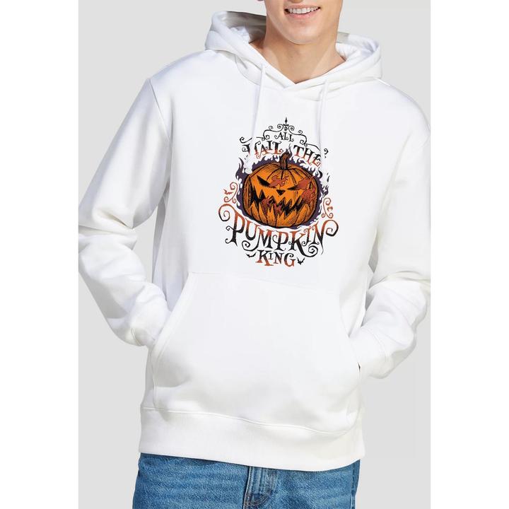 Immagine prodotto The Nightmare Before Christmas Hail The Pumpkin King Felpa con Cappuccio Uomo (M)