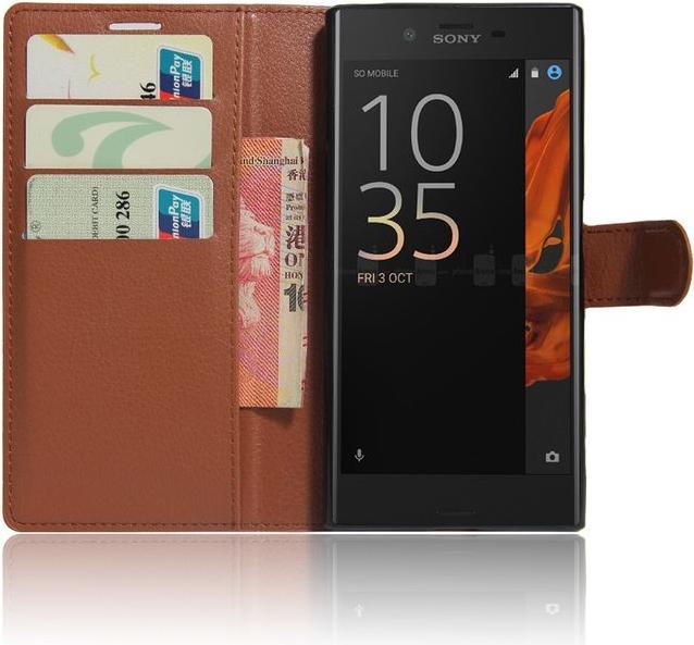 Produktbild MU Classic Leder Hülle mit Litchitextur (Sony Xperia XZs)