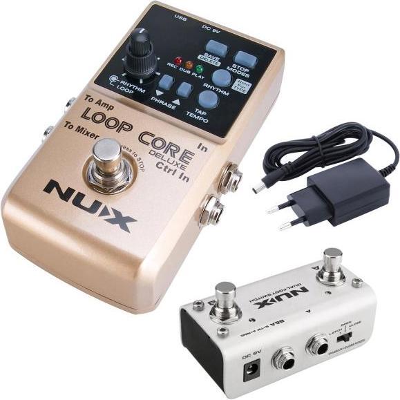 Produktbild NUX Loop Core Deluxe Bundle Effektpedal mit Netzteil