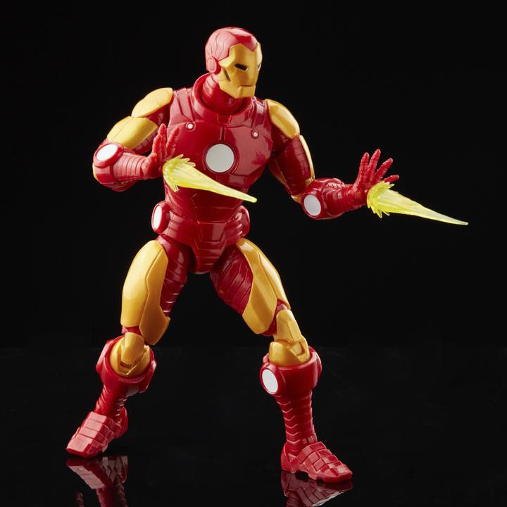 Actual product image Hasbro Legends Series Iron Man model 70, 15 cm tall action figure to collect, 4 accessories