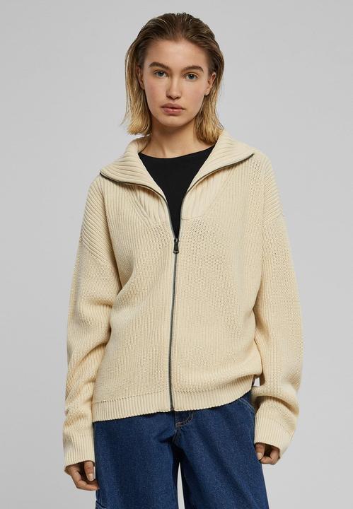 Produktbild Urban Classics Ladies Knitted Zip Cardigan - 126787 (L)