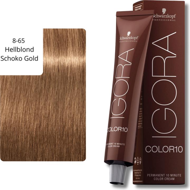 Image du produit Schwarzkopf Professional Couleur de cheveux Igora Color10 (8-65 Or blond clair chocolat blond clair)