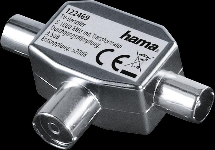 Hama Antennen-Verteiler Koax-Kupplung (Verteiler und Abzweiger)