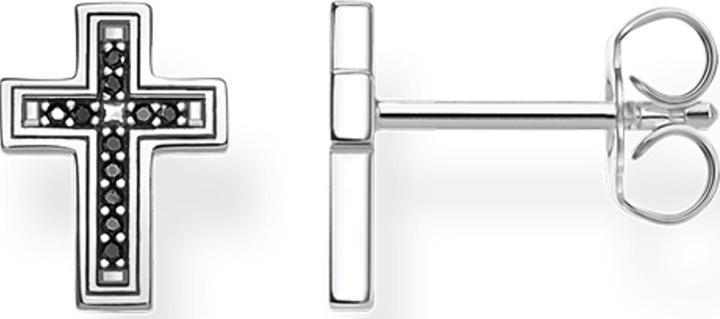 Immagine prodotto Thomas Sabo Orecchini Croce nera (Argento 925)
