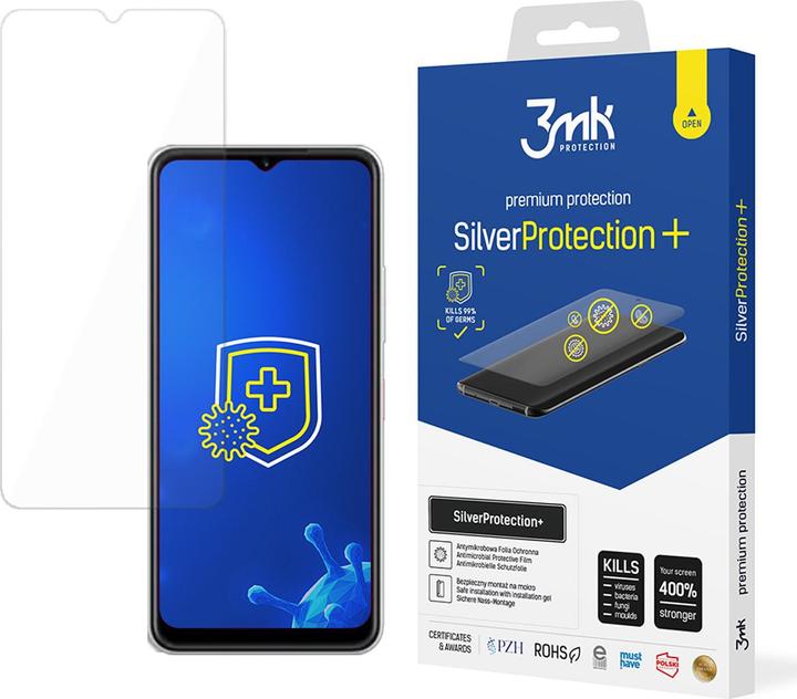 Produktbild 3MK SilverProtect+ T-MOBILE T PHONE 2 5G Folia antymikrobowa montowana na mokro (1 Stück, T-Mobile T Phone 5G)