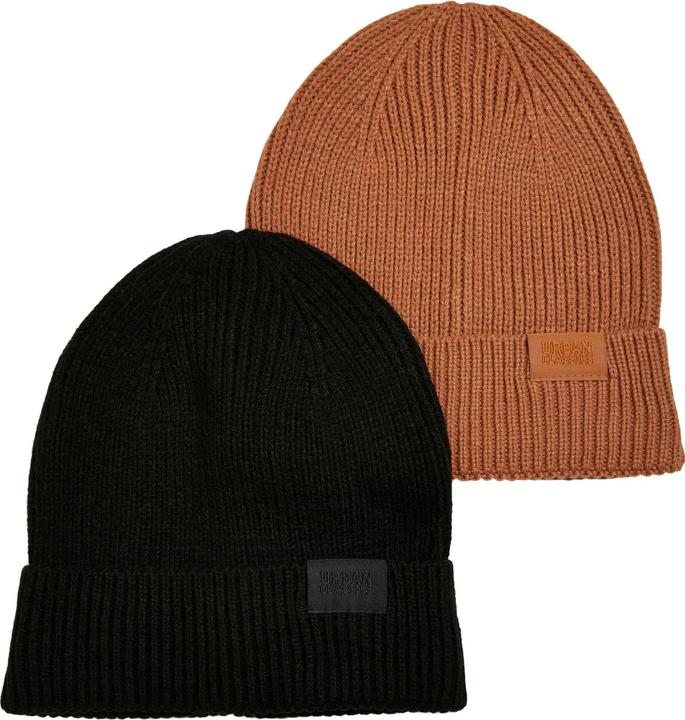 Urban Classics Acrylic Beanie 2- Pack (One Size)