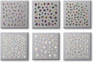 Immagine prodotto TOP Choice Nail Stickers 72758, 77135, 77142, 77159, 77166, 77180 - Set Of 6
