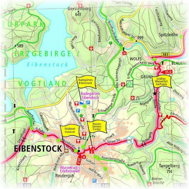 Actual product image Cycling map Mulderadweg