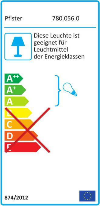 Energie-Label pfister Nubes