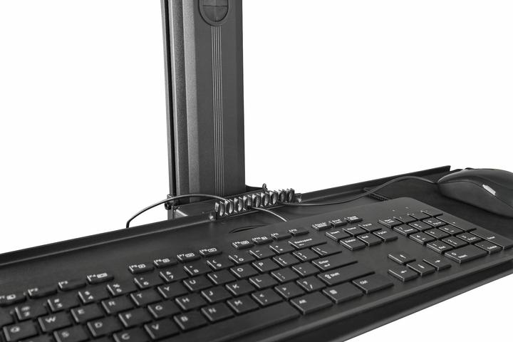 Actual product image StarTech com Pupitre de Travail Mobile avec Support Écran - Support pour Tour PC et Clavier - Chario (Table)