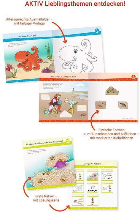 Produktbild Ravensburger Wieso? Weshalb? Warum? junior AKTIV: Am Meer (Deutsch, Yousun Koh, 2023)