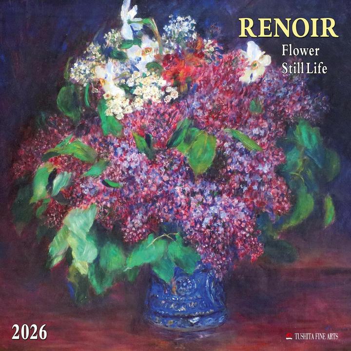Immagine prodotto Renoir - Flowers still Life 2026 (30 x 30 cm, Polacco, Tedesco, Italiano, Francese, Spagnolo, Ceco, Inglese, Olandese)