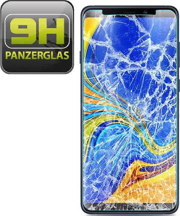 Produktbild Protectorking 3x echtes Tempered 9H Panzerhartglas 3D KLAR (3 Stück, Samsung Galaxy A9 (2018))