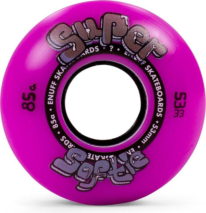 Enuff Skateboard Wheels Super Softie Purple 2023 (53 mm)
