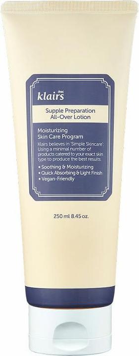 Actual product image Klairs Supple Preparation All-Over Lotion (Body cream, 250 ml)