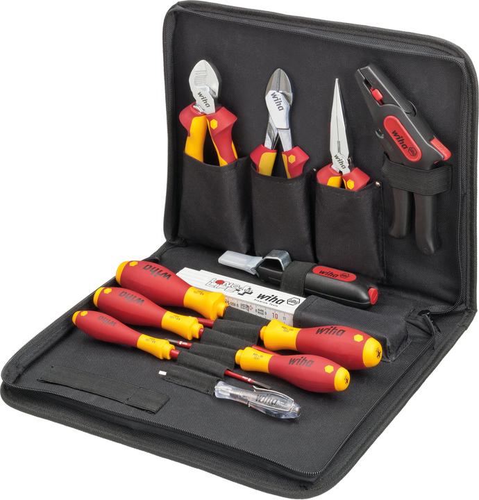 Produktbild Wiha Werkzeug Set Elektriker (13 Teile)
