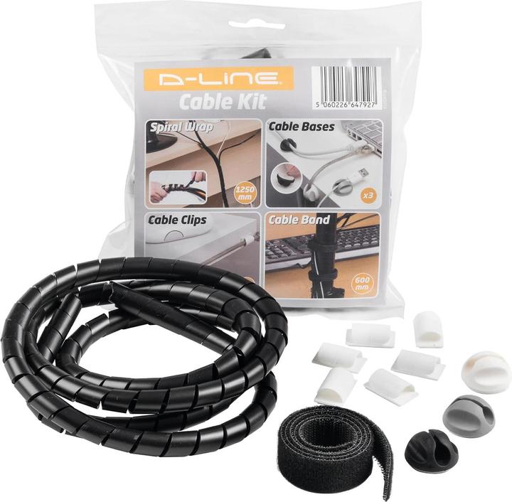 Produktbild Steffen Kabelmanagement Set D-Line (Kabelschlauch, 125 cm)