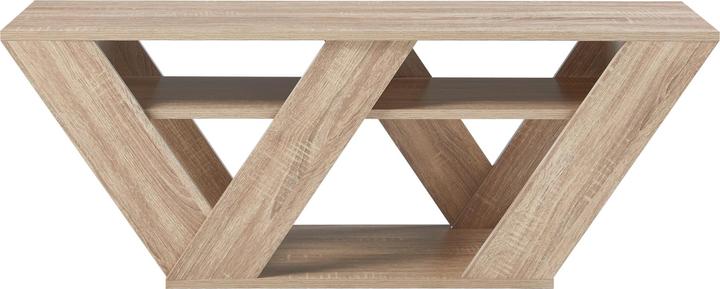 Actual product image En.Casa TV table Nome 110x30x40cm oak look (110 x 30 x 40 cm)