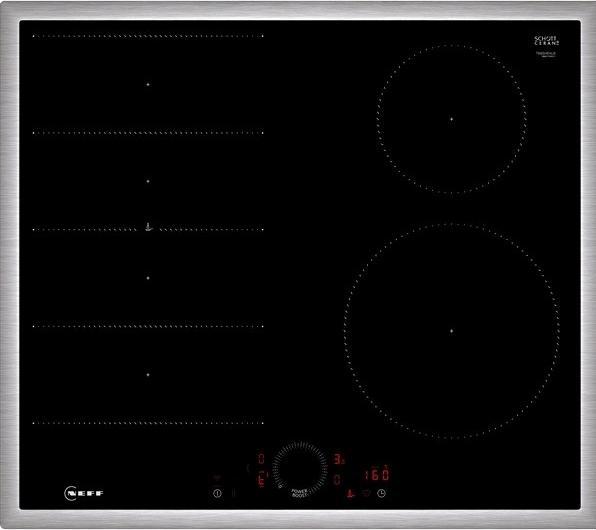 Actual product image Neff N 70, Induction hob, 60 cm, Black, With overlying frame, T66SHE4L0
