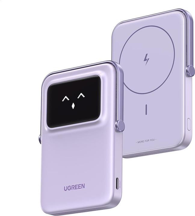 Ugreen Magnetic Powerbank 5000mAh Uno PB571, USB-C (purple) (5000 mAh)