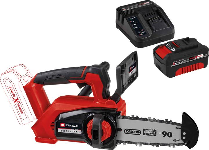 Einhell Einhand-Akku-Kettensäge FORTEXXA 18/20 TH Kit (1x 4,0 Ah) (Akku Kettensäge)