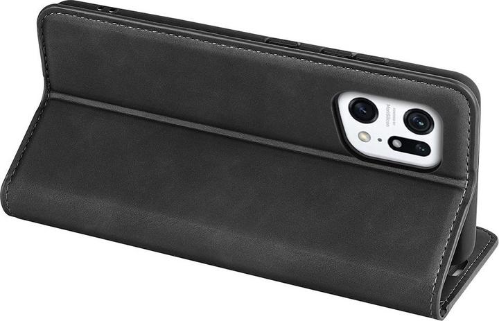 Produktbild Cover-Discount OPPO Find X5 - Stand Flip Case Hülle schwarz (Oppo Find X5)