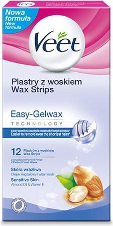 Veet depilatory wax strips 12pcs. (12 x)