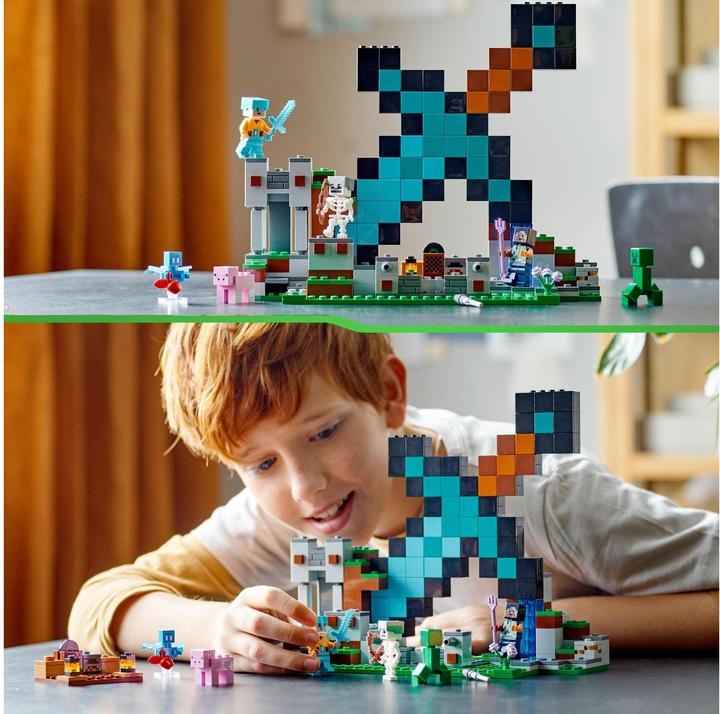 Produktbild LEGO Der Schwert-Aussenposten (21244, LEGO Minecraft)
