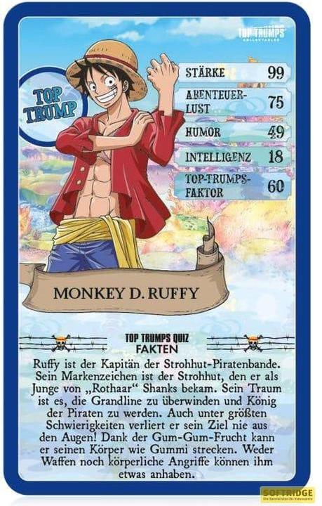 Actual product image Winning Moves Top Trumps One Piece Collectables, card game, from 2 players, from 8 years (DE edition) (German)
