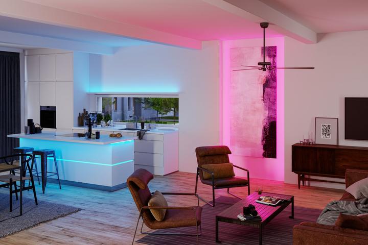 Image du produit Paulmann MaxLED 1000 Full-Line COB Stripe Set (RGBW, 150 cm, Intérieur)