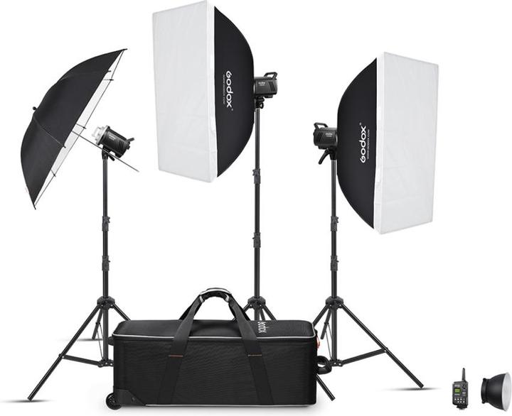 Actual product image Godox MS300V D Trio Studio Flash Kit