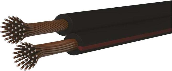 Productafbeelding Emos Twisted pair kabel ECO 2x0,5mm, zwart-rood, 100m (100 m, 0.50 mm²)