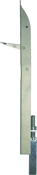 Image du produit Planet Verrou de chant de porte KR pour fermetures de portes à 2 vantaux Profilb (Angle plat en T, 1 pcs)