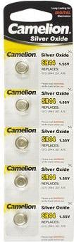 Produktbild Camelion Batterie SR44 Silber Oxid ( 5 Stück) (5 Stk., 28L, 159 mAh)