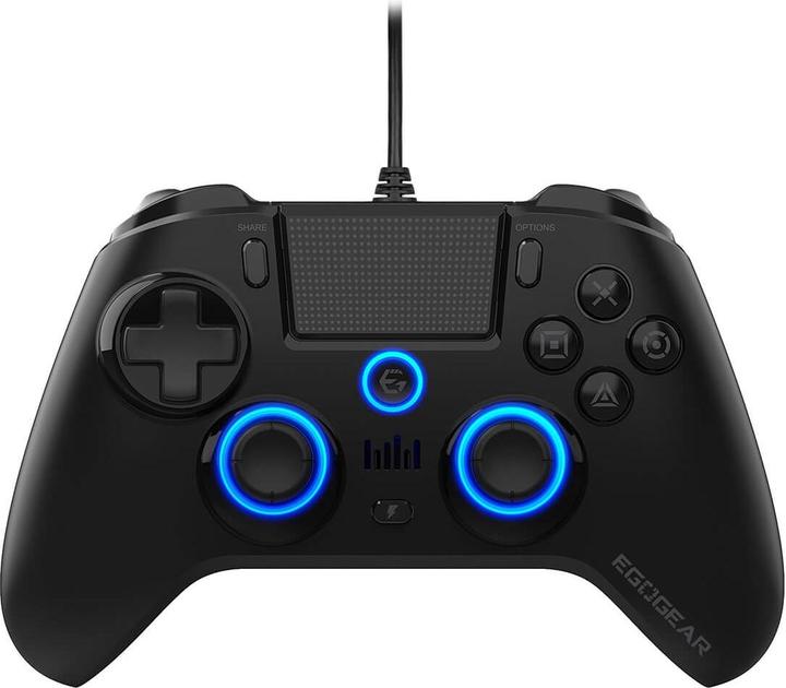 Immagine prodotto Egogear Controller SC10 cablato con audio nero PS4 (PS4)