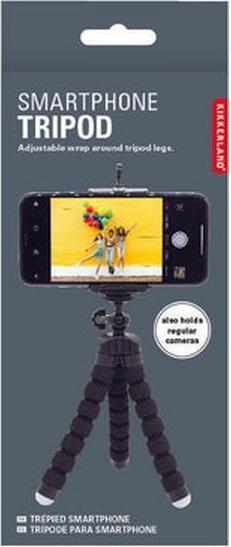 Actual product image Kikkerland Smartphone Tripod (Plastic, Foam material, Fabric)