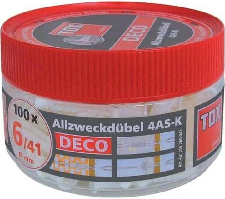 Actual product image Tox Allzweckdübel Deco in Runddose (47 pcs.)