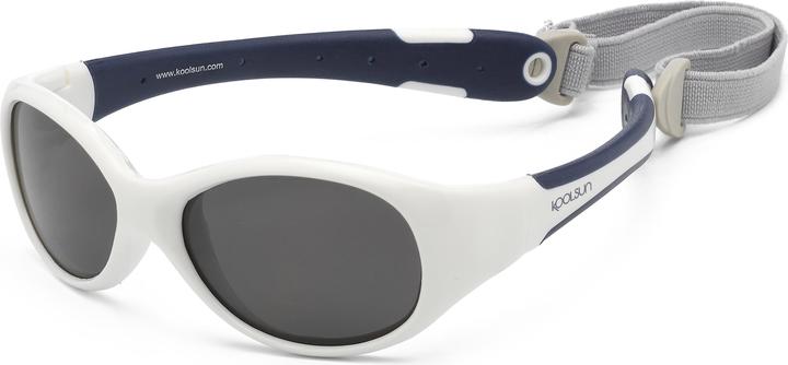 Koolsun Flex White Navy Baby-Sonnenbrille