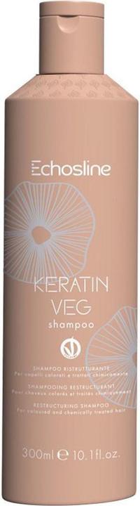 Echosline Keratin Veg Shampoo For Hair Restoration 300Ml (300 ml, Flüssiges Shampoo)