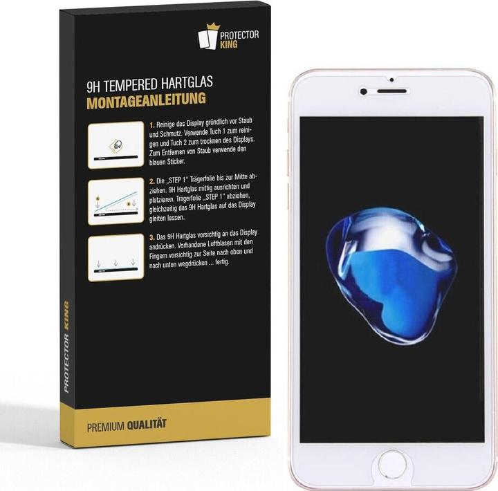 Produktbild Protectorking 2x Echtes Tempered 9H Panzerhartglas Matt Entspiegelt (2 Stück, Apple iPhone 6)