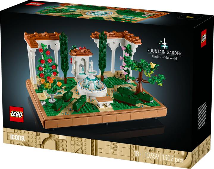 Actual product image LEGO Springbrunnen Garten (10359, LEGO Icons)