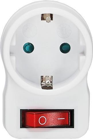 Produktbild EGB Zwischenstecker mit beleuchtetem Schalter