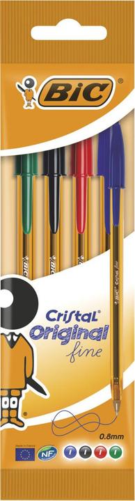 Produktbild Bic Cristal Classic (Sortiert, 4 x)