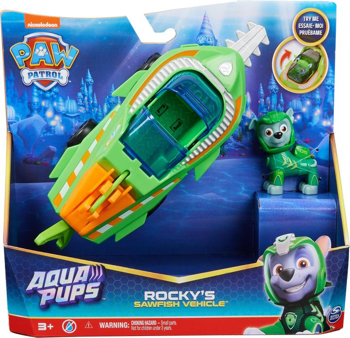 Produktbild Spin Master Paw Patrol Aqua Pups Deluxe Vehicle Rocky