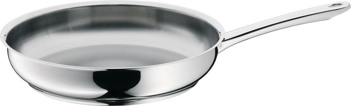 Immagine prodotto WMF Padella in acciaio inox 24 cm Pan Induction Professional Non rivestita (24 cm, Padella per friggere, Acciaio inossidabile)