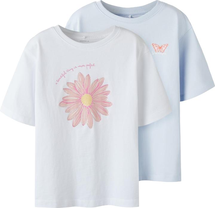 Produktbild Name it T-Shirt HELKA Kurzarmshirt 2er Pack (122)