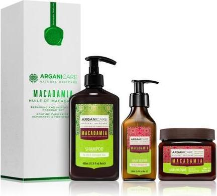 Actual product image Arganicare Macadamia Repairing and Fortifying Program Set for Damaged and Dry Hair (Hair care set)